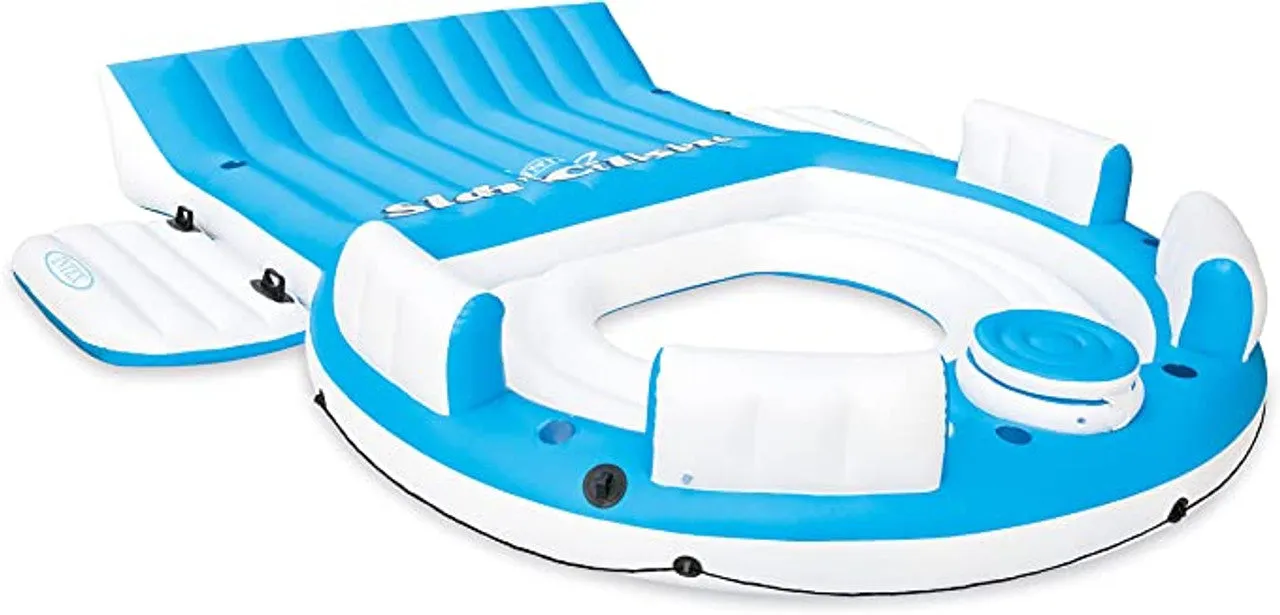 NEW IN BOX! Splash 'N Chill Inflatable Lake Island Float