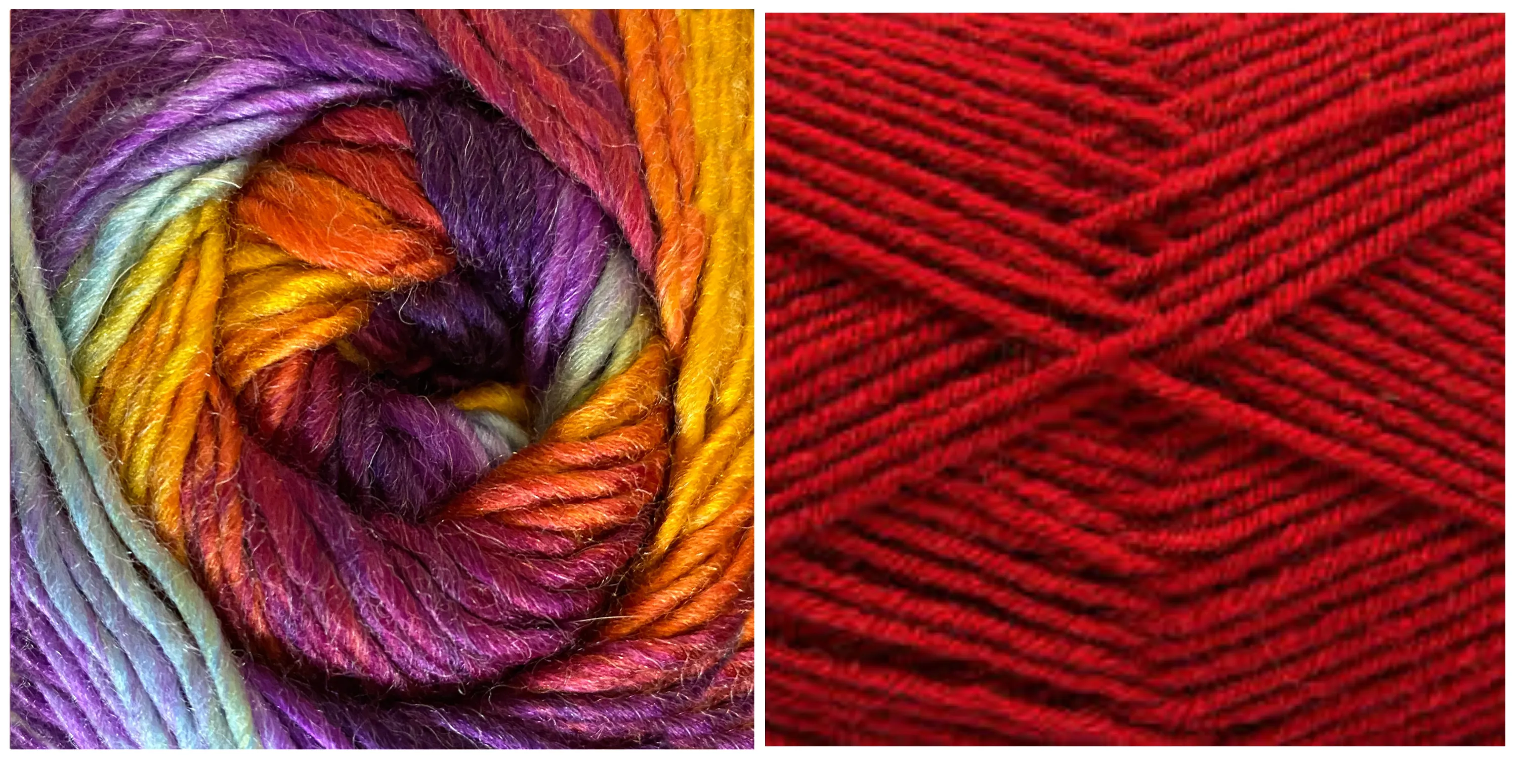 (NEW) RED   EASY TO LOVE - Embossed Natura Shawl KIT