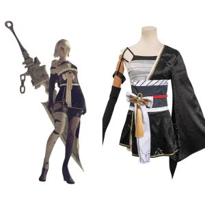 NieR:Automata - A2 Cosplay Costume Japanese Kimono Outfits Halloween Carnival Suit