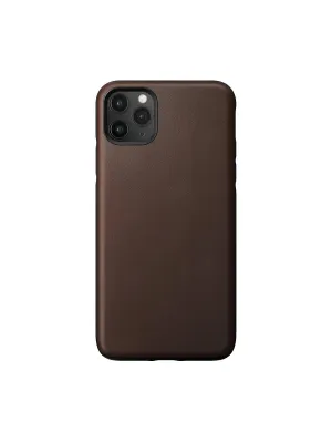 Nomad Rugged Case Rustic Brown Horween Leather iPhone 11 Pro Max / 11 Pro / 11