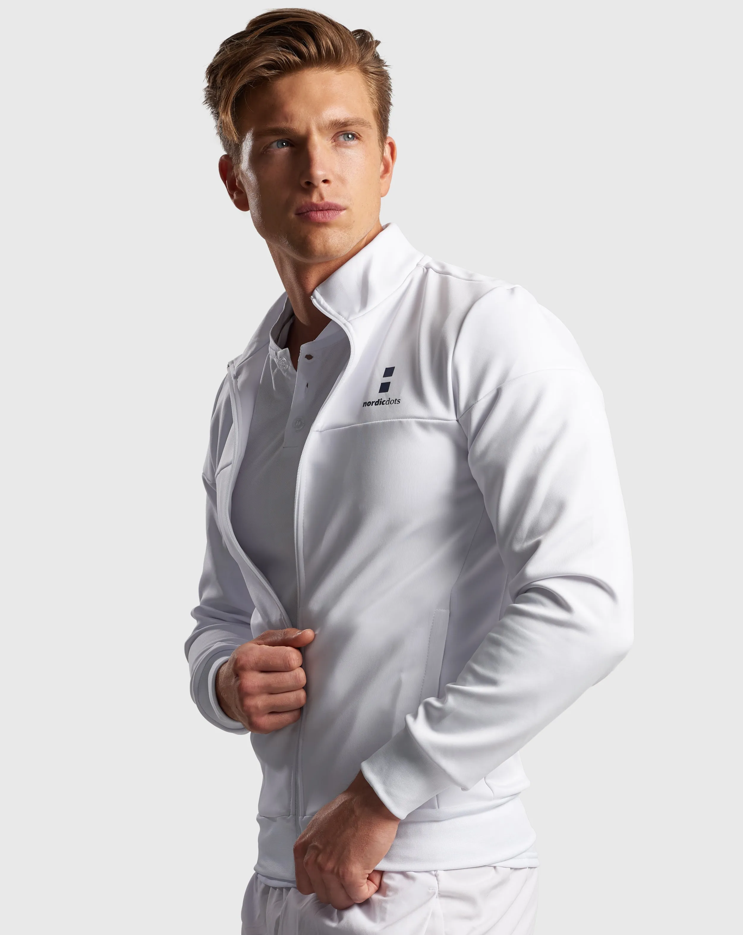 nordicdots Off Court Jacket White