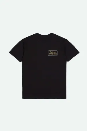 Norvell S/S Standard T-Shirt - Black Worn Wash