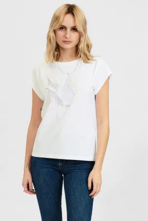 NUDAKOTA TEE - Bright White