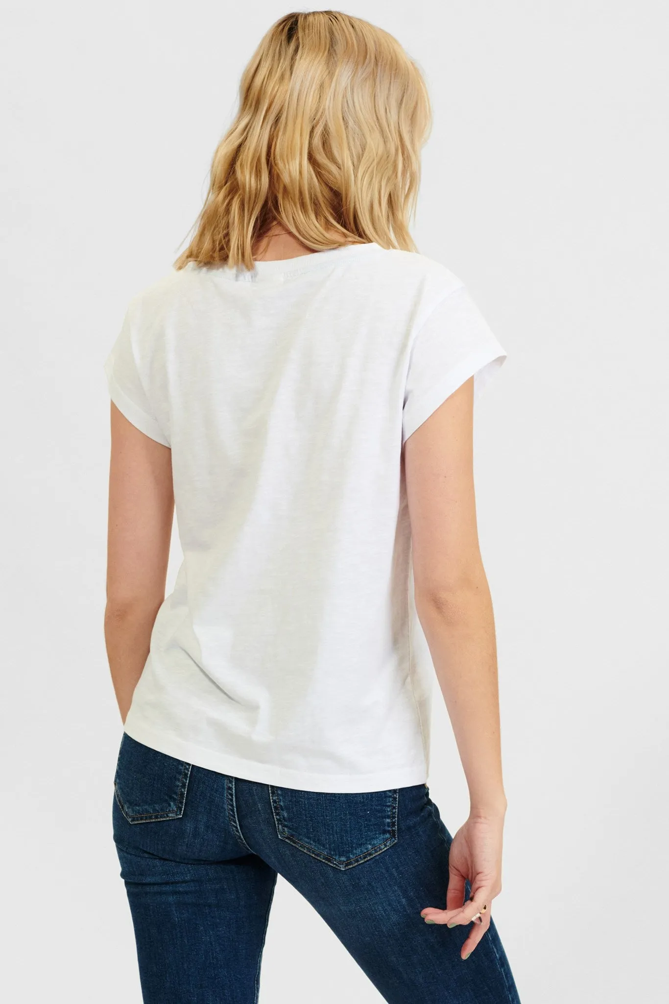 NUDAKOTA TEE - Bright White