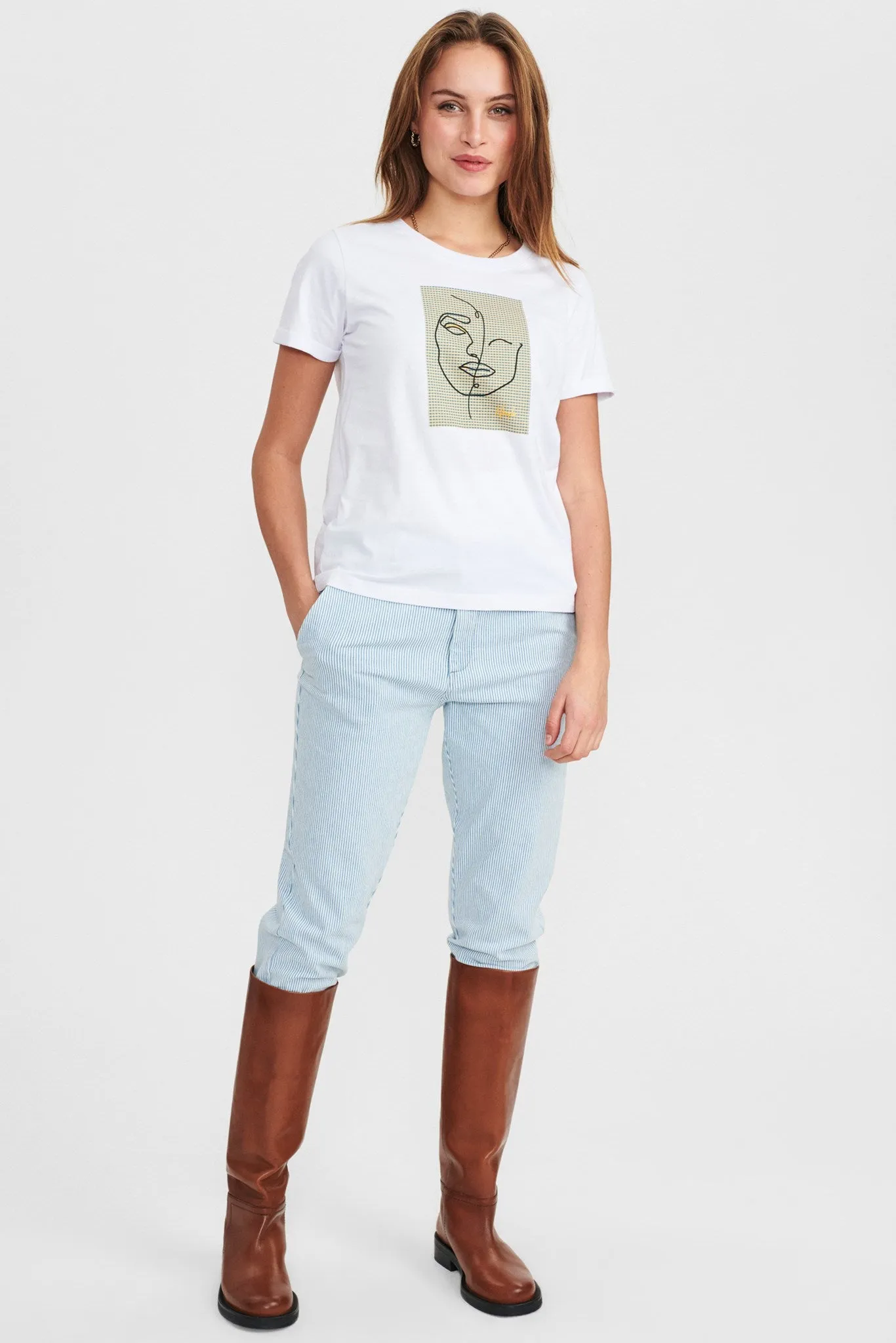 NUDEXTER TEE - Bright White