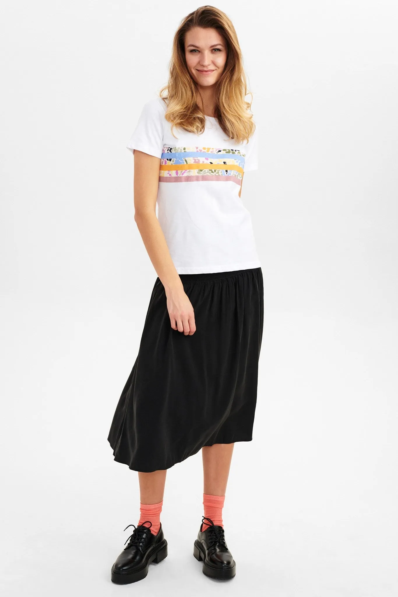 NUDORIANA TEE - Bright White