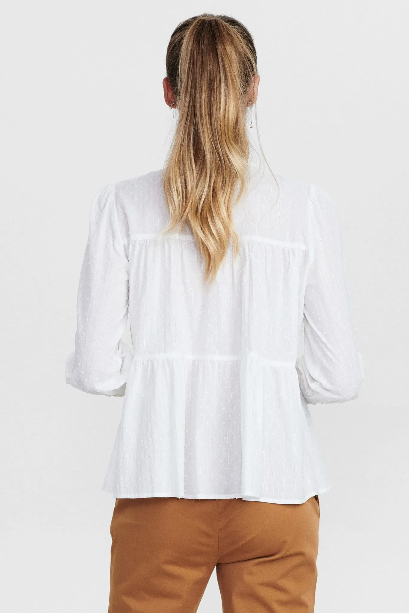 NUMAYOA BLOUSE - Bright White