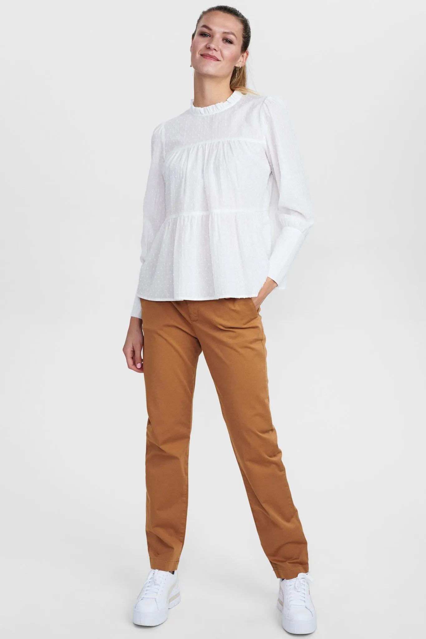 NUMAYOA BLOUSE - Bright White