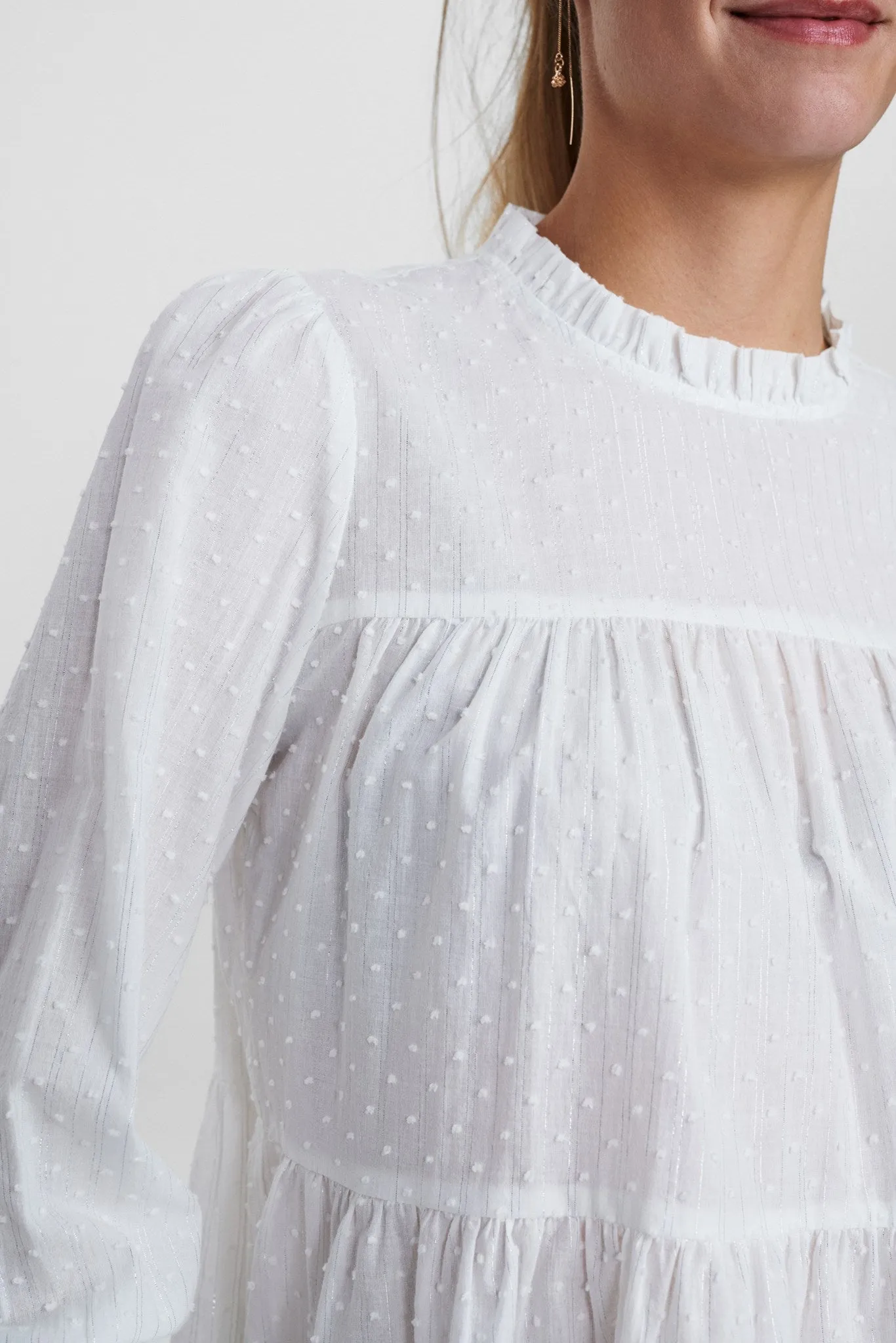 NUMAYOA BLOUSE - Bright White