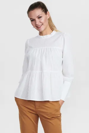 NUMAYOA BLOUSE - Bright White