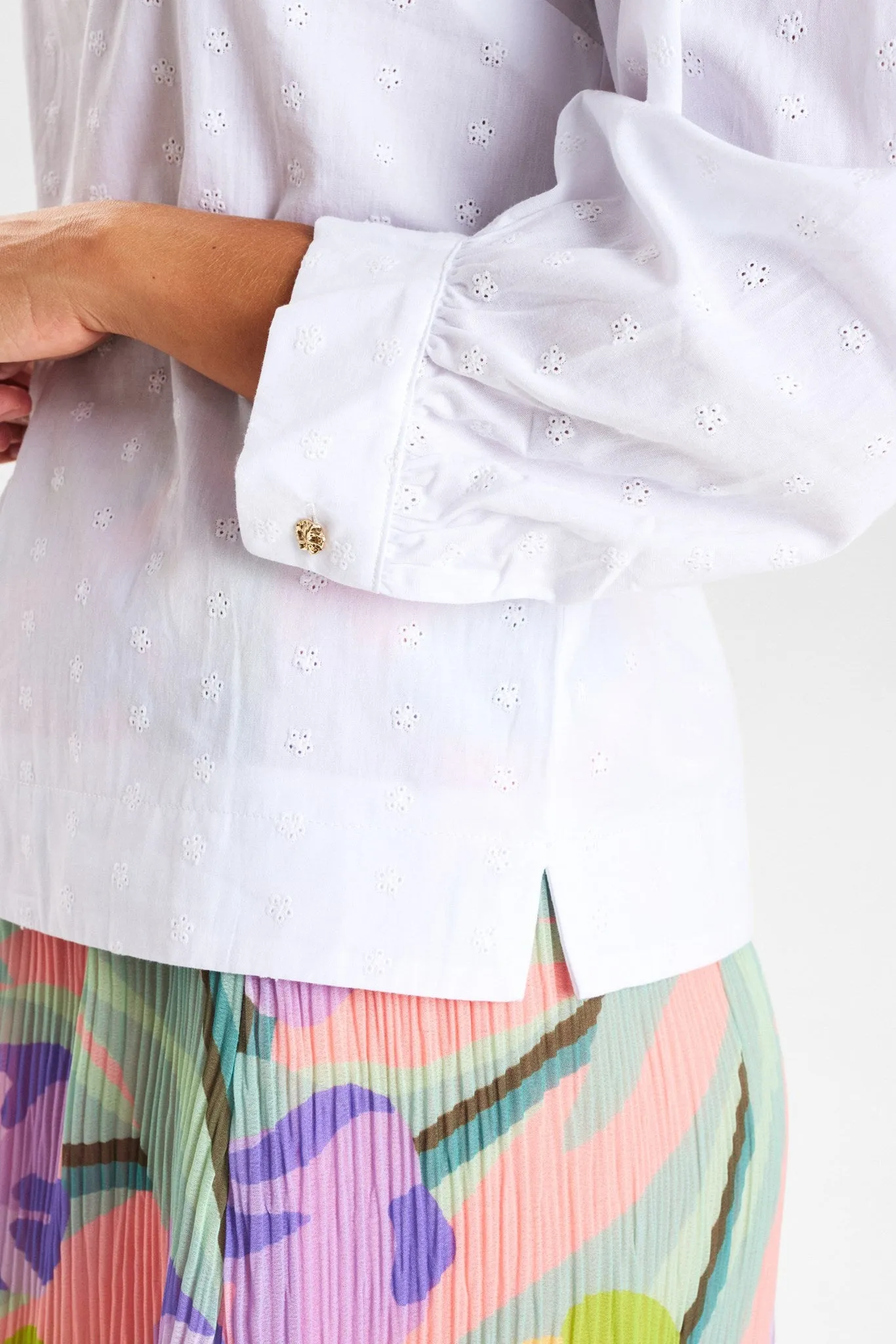 NUROSA BLOUSE - Bright White