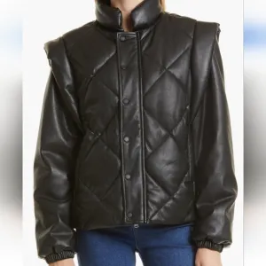 *NWT* Pistola Callista Faux Leather Coat