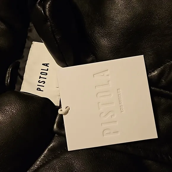 *NWT* Pistola Callista Faux Leather Coat