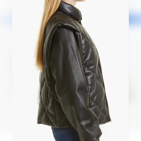 *NWT* Pistola Callista Faux Leather Coat