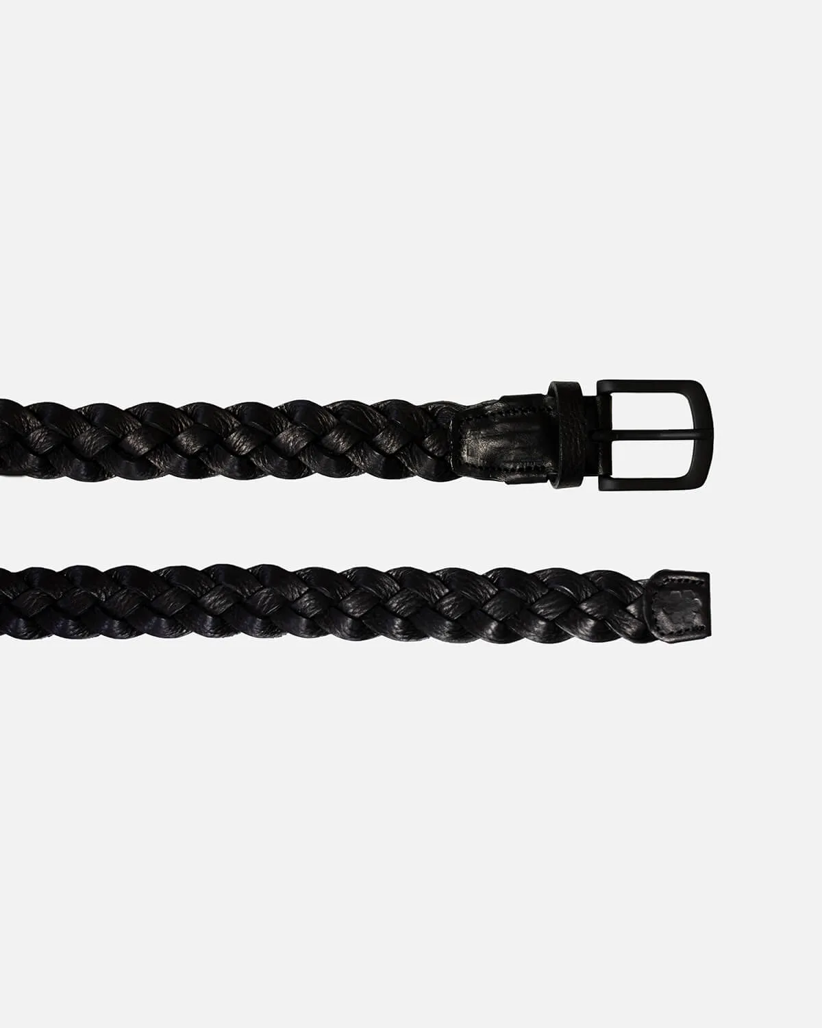OBSIDIAN BRAIDED BELT - M