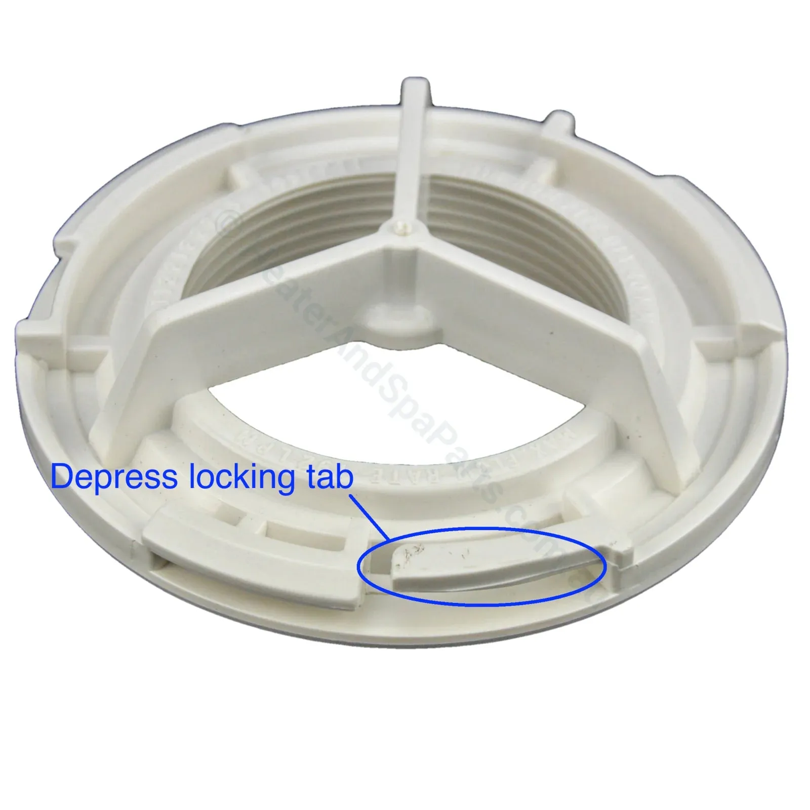 Obsolete - Edgetec Spa Bath Suction - Chrome - 100mm - 192lpm