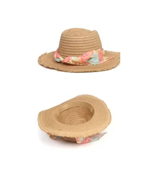 OCEANS PANAMA HAT - BRIGHT ORANGE