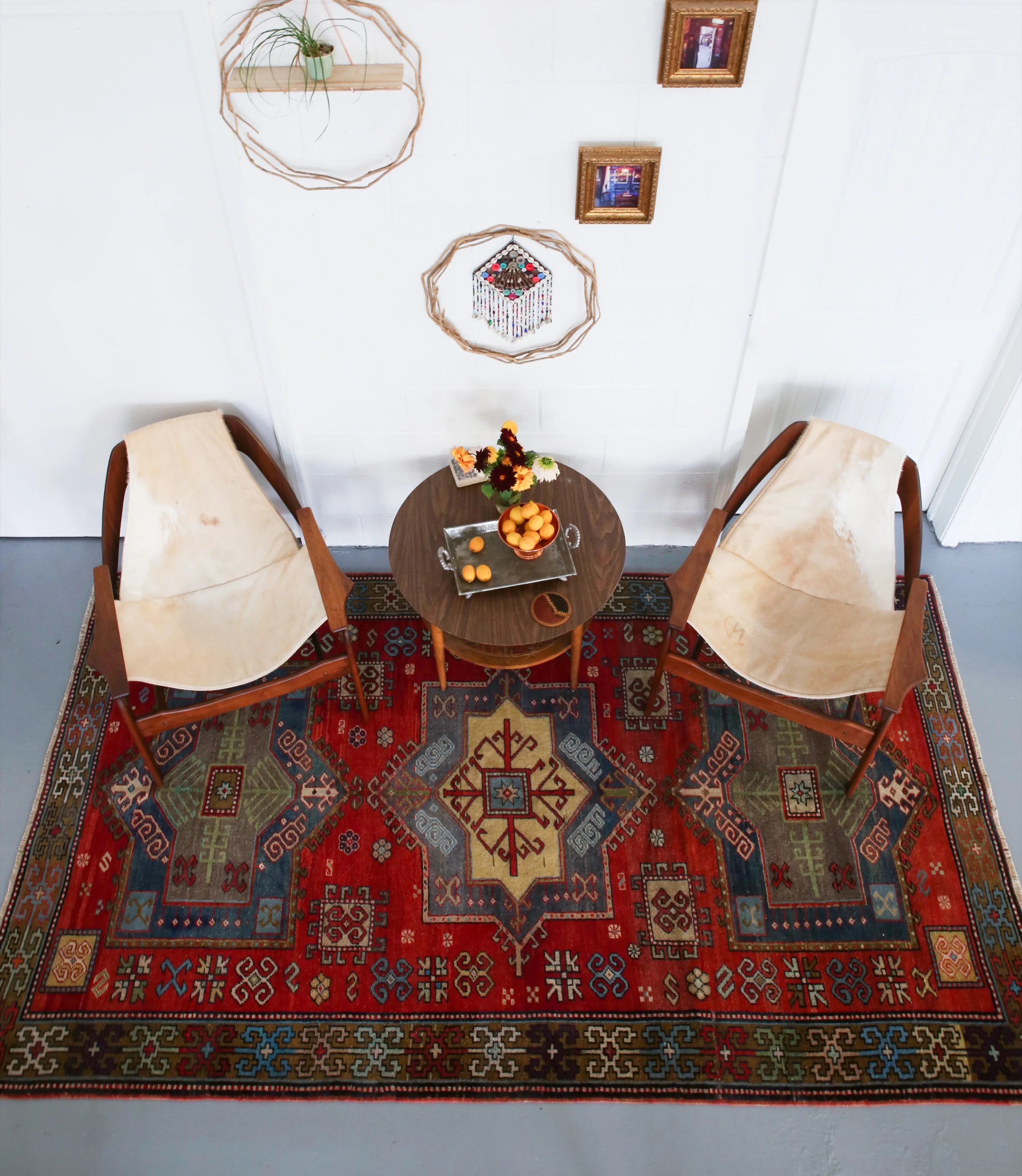 Old  Anatolian Yoruk Rug 5.4ftx9.7ft