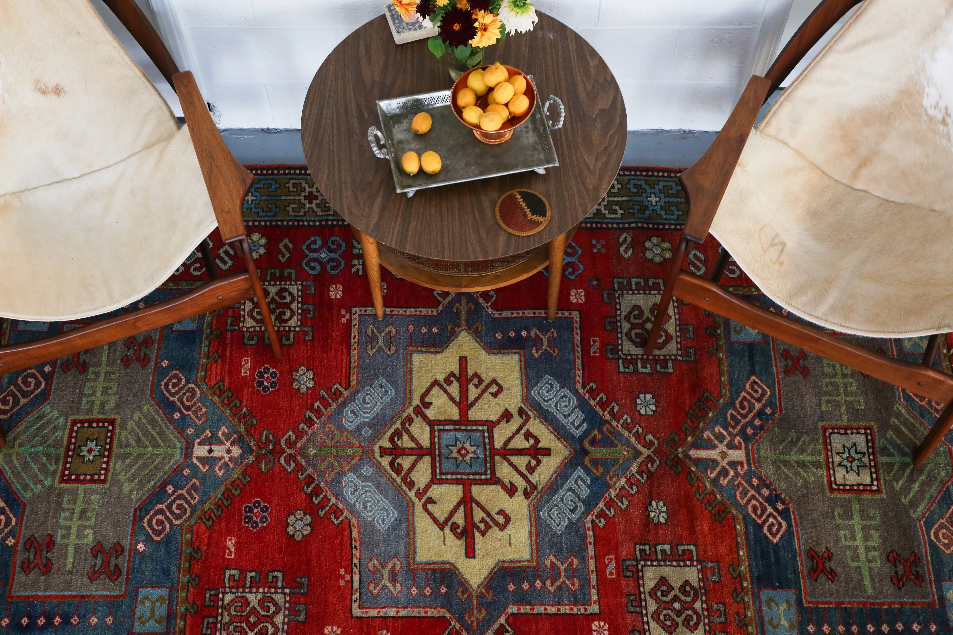 Old  Anatolian Yoruk Rug 5.4ftx9.7ft