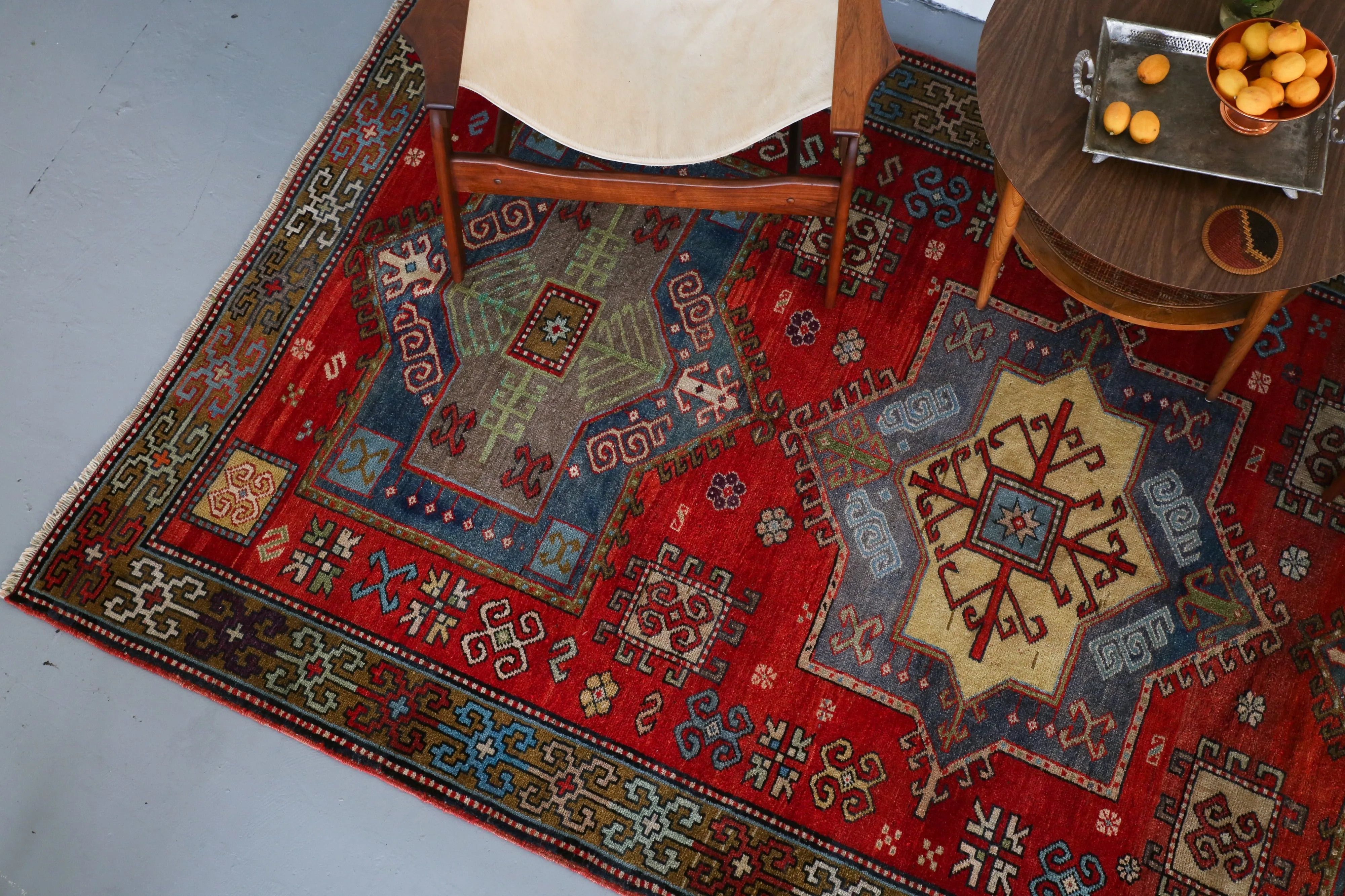 Old  Anatolian Yoruk Rug 5.4ftx9.7ft