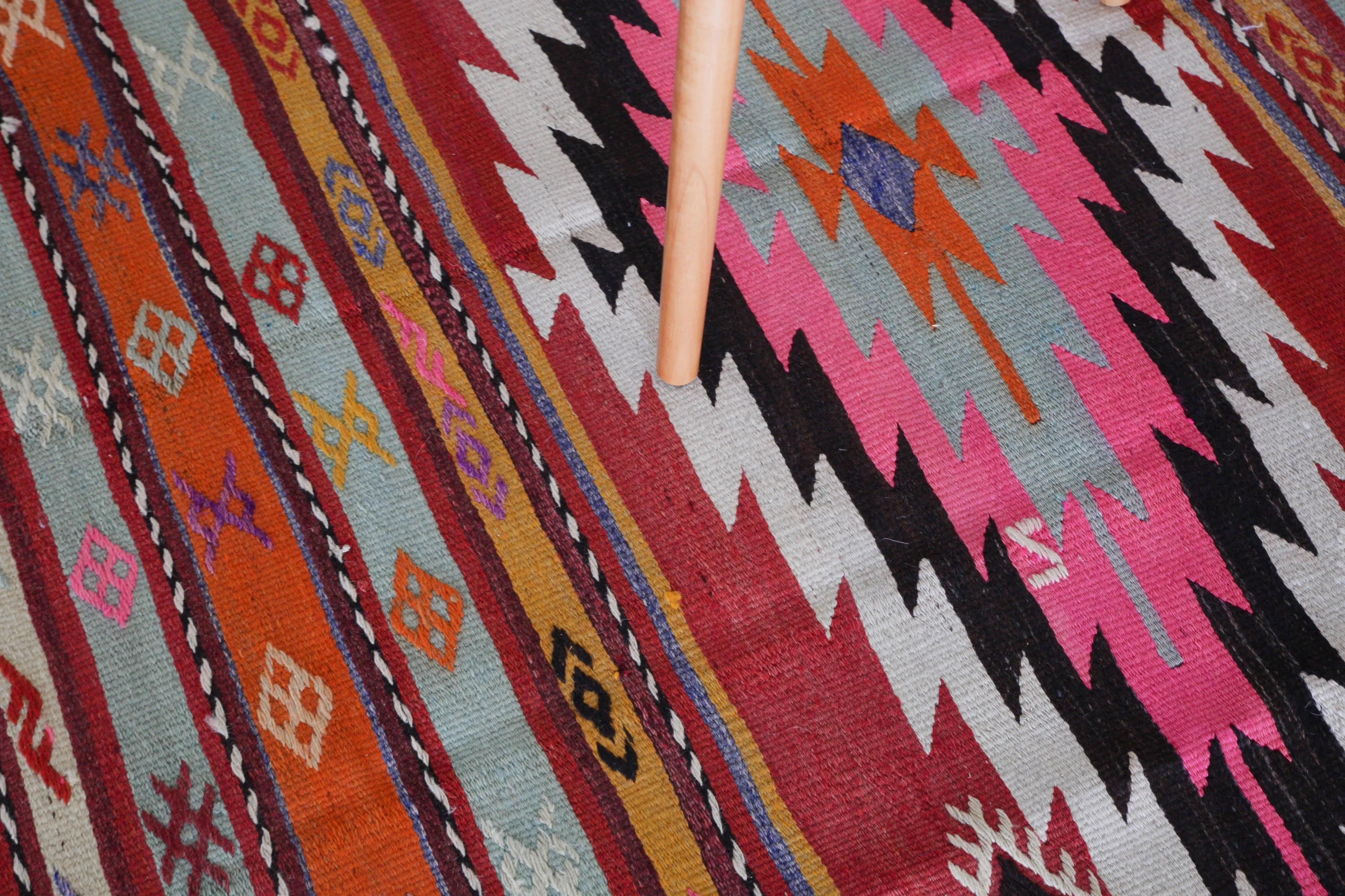 Old Manisa Kilim Rug