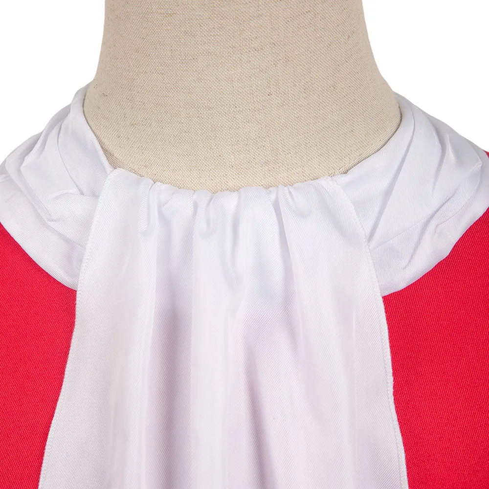 One Piece Clown Buggy Red Jumpsuit Cosplay Costume Outfits
