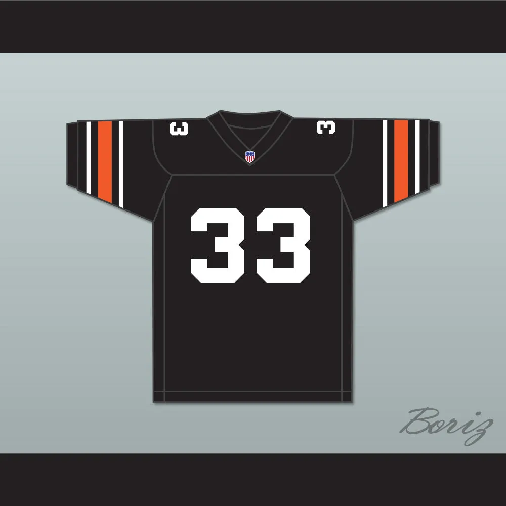 Orc Fogteeth 33 Black Football Jersey with Patch