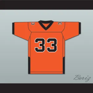 Orc Fogteeth 33 Orange Football Jersey