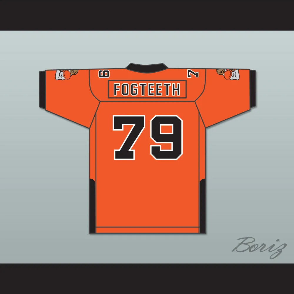 Orc Fogteeth 79 Orange Football Jersey with Patches