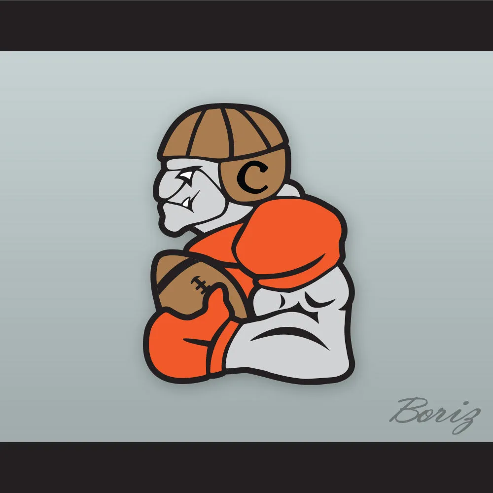 Orc Fogteeth 79 Orange/Black Football Jersey with Patches