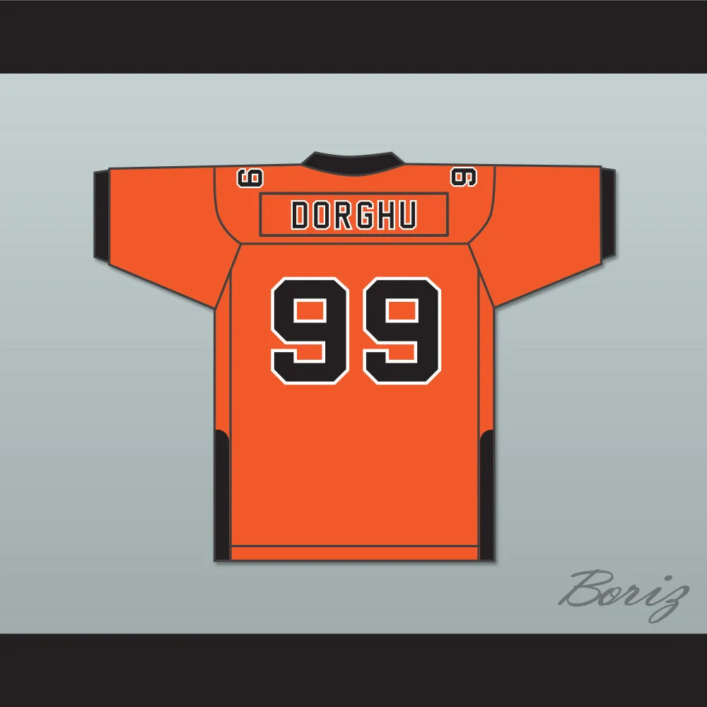 Orc Fogteeth Dorghu 99 Orange Football Jersey