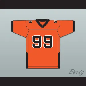 Orc Fogteeth Dorghu 99 Orange Football Jersey