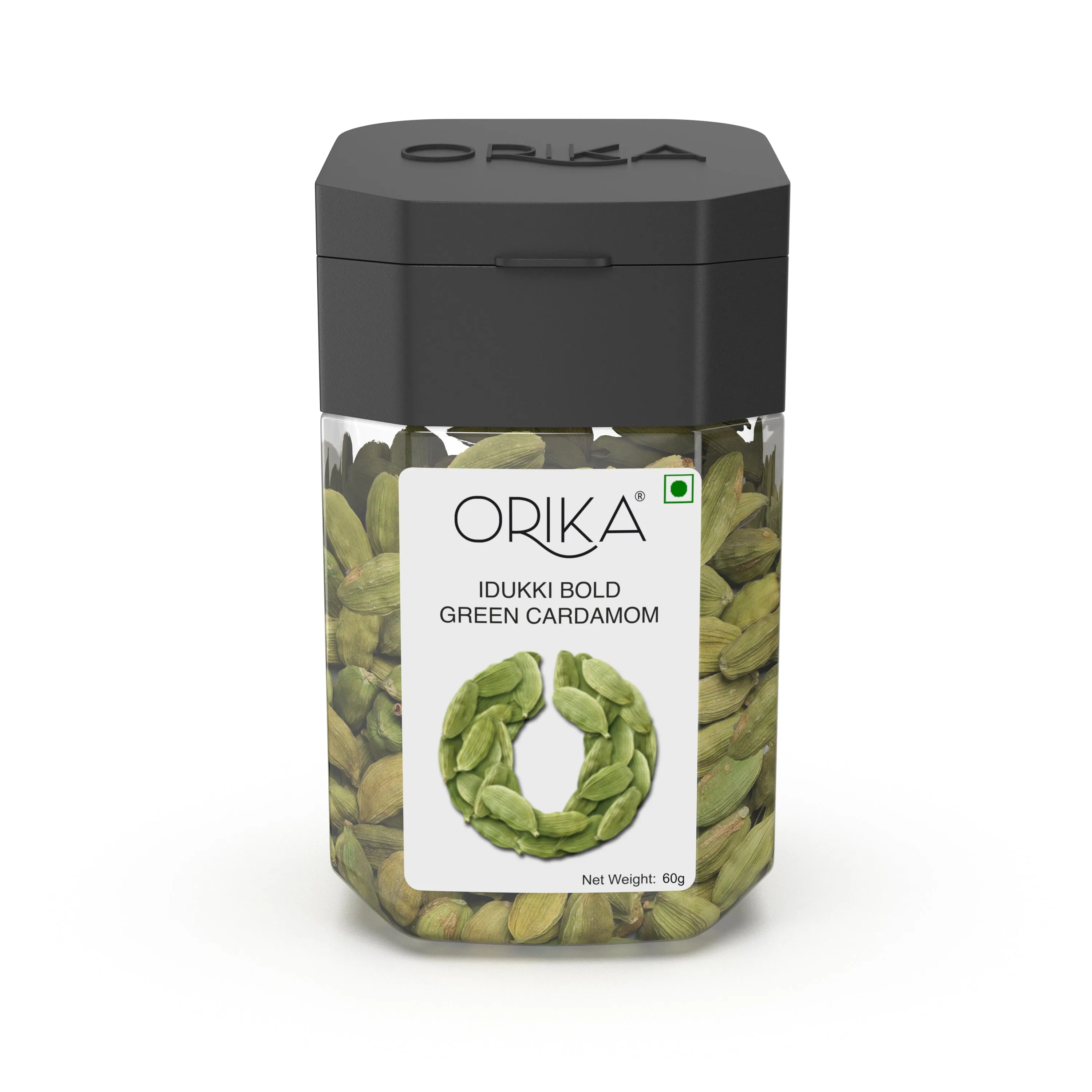 Orika's Idukki Bold Green Cardamom, 60g