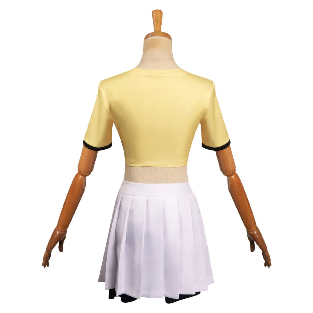 Oshi no Ko My Idol's Child Arima Kana Yellow Strawberry Cosplay Costume Halloween Carnival Suit