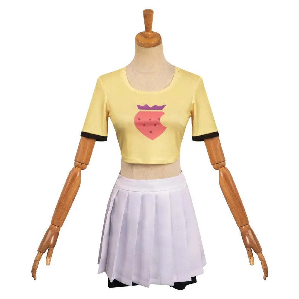 Oshi no Ko My Idol's Child Arima Kana Yellow Strawberry Cosplay Costume Halloween Carnival Suit