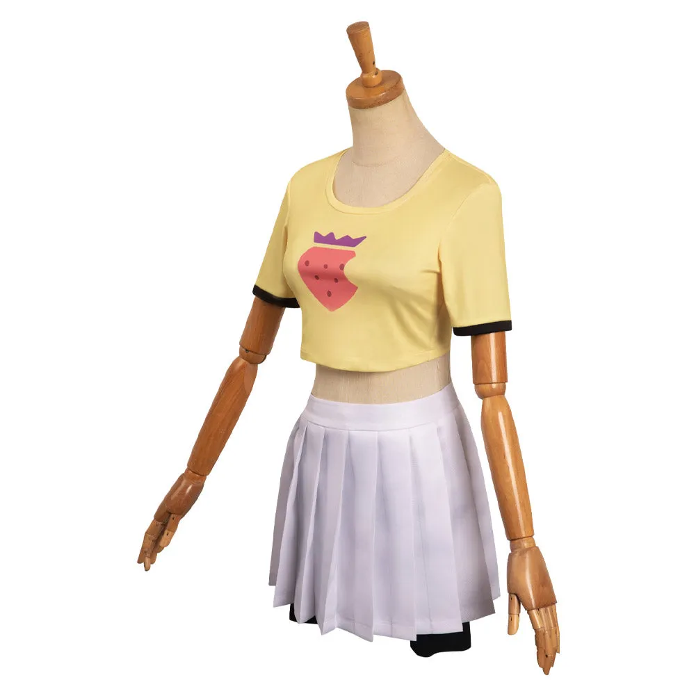 Oshi no Ko My Idol's Child Arima Kana Yellow Strawberry Cosplay Costume Halloween Carnival Suit