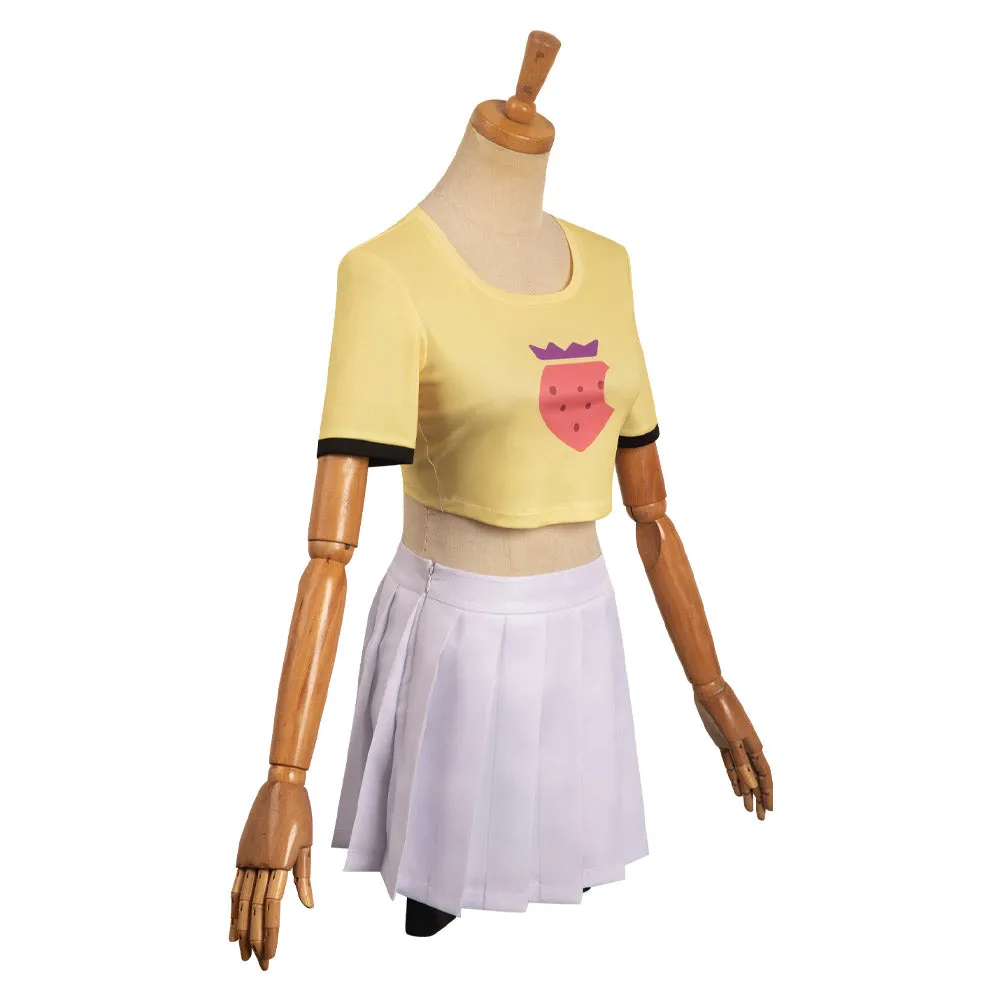 Oshi no Ko My Idol's Child Arima Kana Yellow Strawberry Cosplay Costume Halloween Carnival Suit
