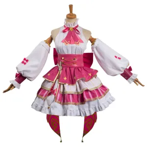 Oshi No Ko My Idol's Child Pink Singing Outfits Hoshino Ai Cosplay Costume Halloween Carnival Suit