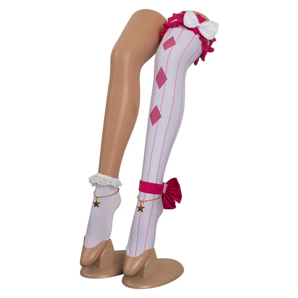 Oshi No Ko My Idol's Child Pink Singing Outfits Hoshino Ai Cosplay Costume Halloween Carnival Suit