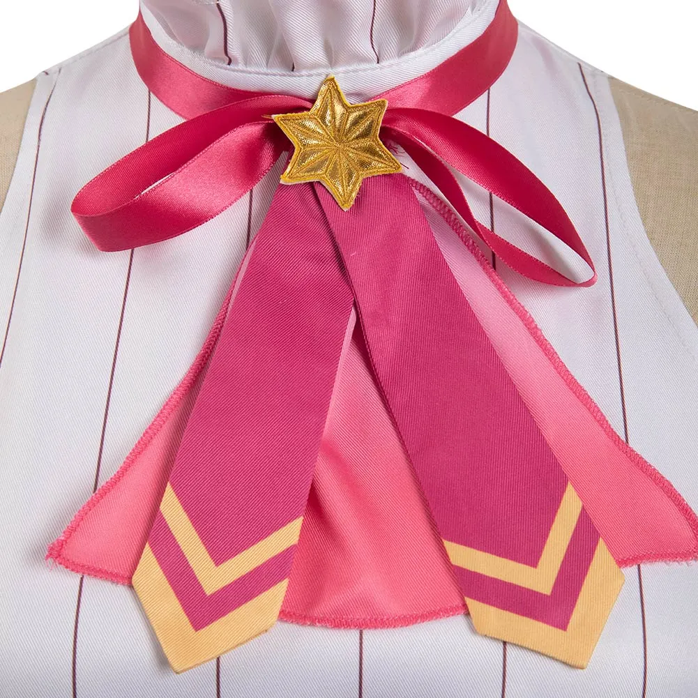 Oshi No Ko My Idol's Child Pink Singing Outfits Hoshino Ai Cosplay Costume Halloween Carnival Suit
