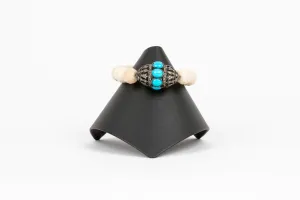Pave Diamond, Turquoise, Agate Bracelet