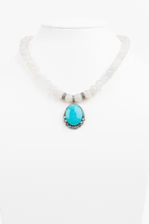 Pave Diamond, Turquoise , Agate