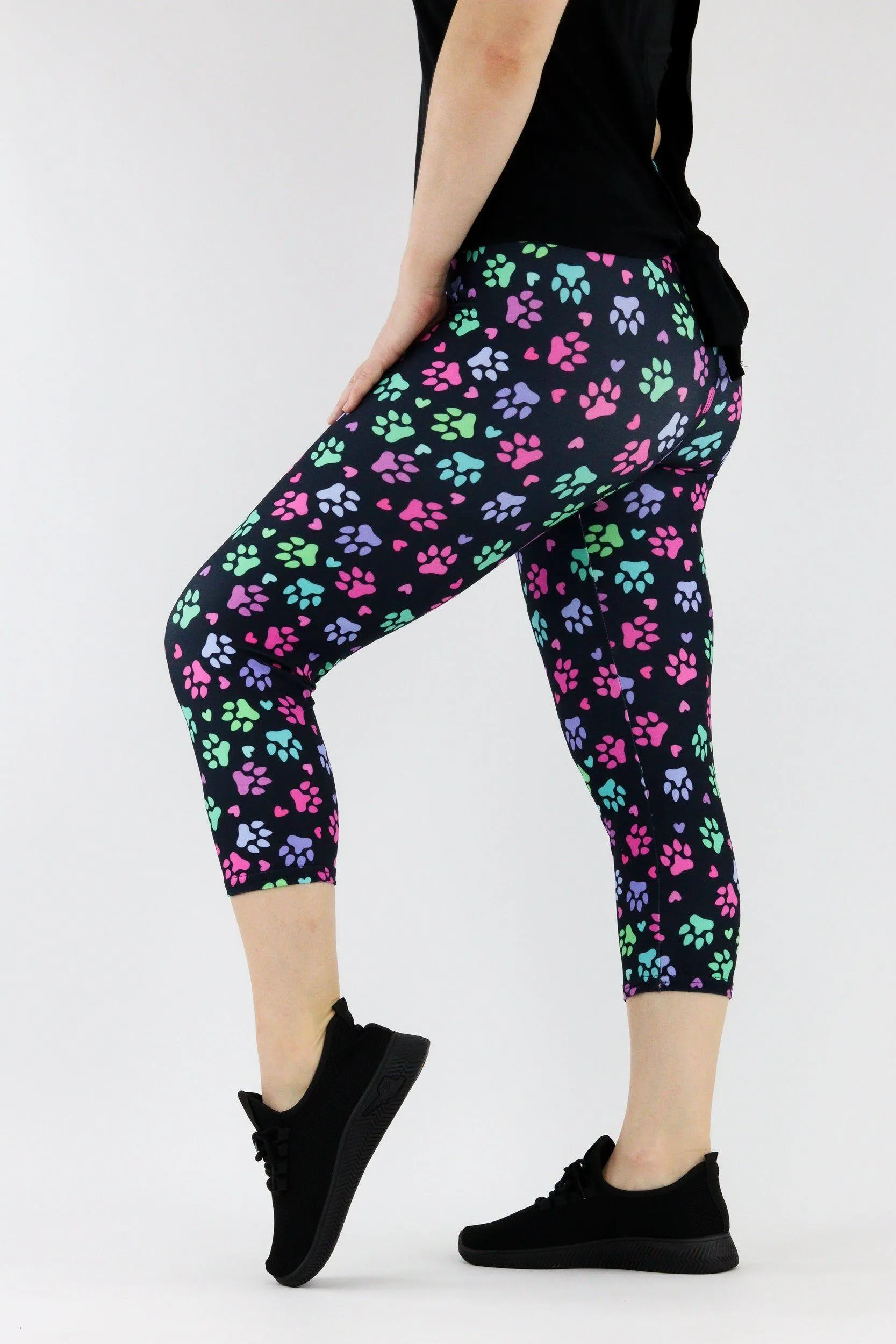 Paw'ty Time - Casual - Capri Leggings