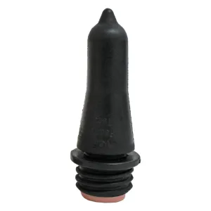 Peach Teats threaded black teat