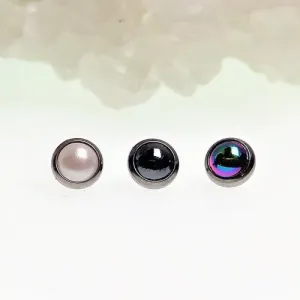 Pearlescent Titanium Screw Top 14g