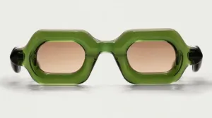 PEBBLE SQUARE-Pistachio Green / Gradient Brown