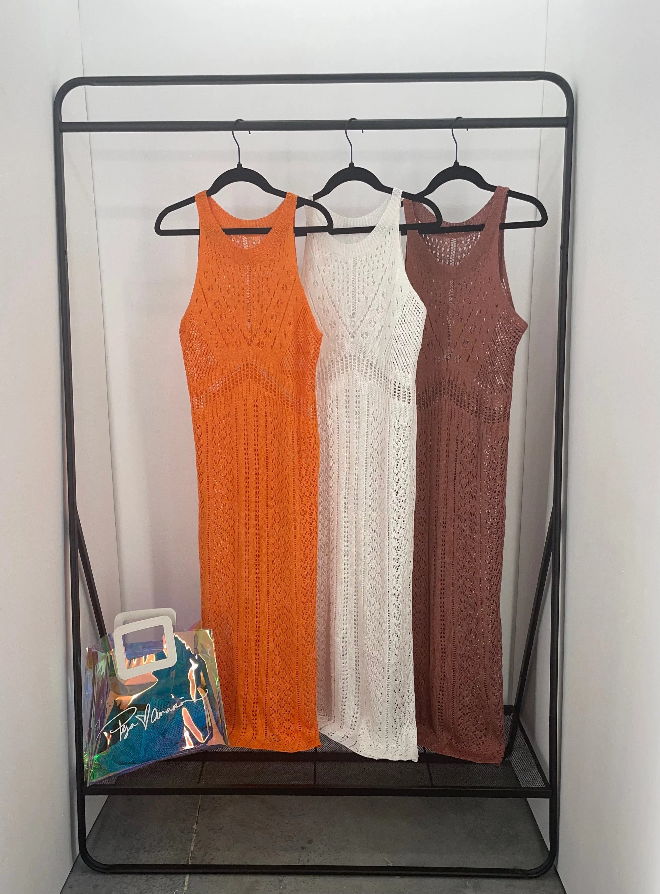 Peek A Boo Maxi Dress/Cover Up