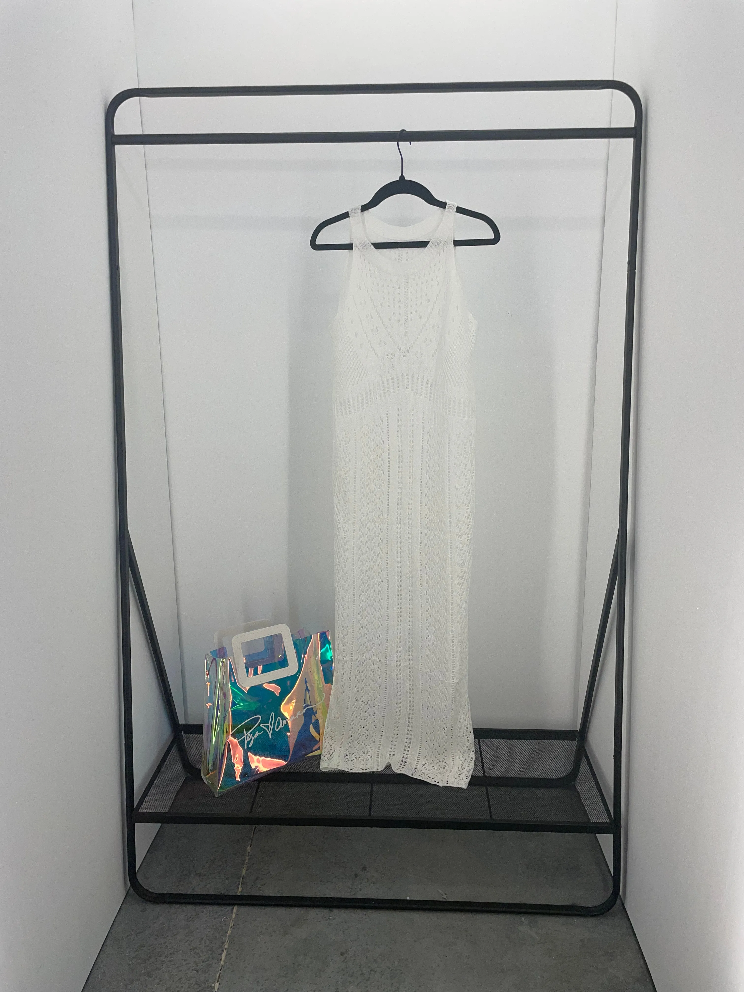 Peek A Boo Maxi Dress/Cover Up