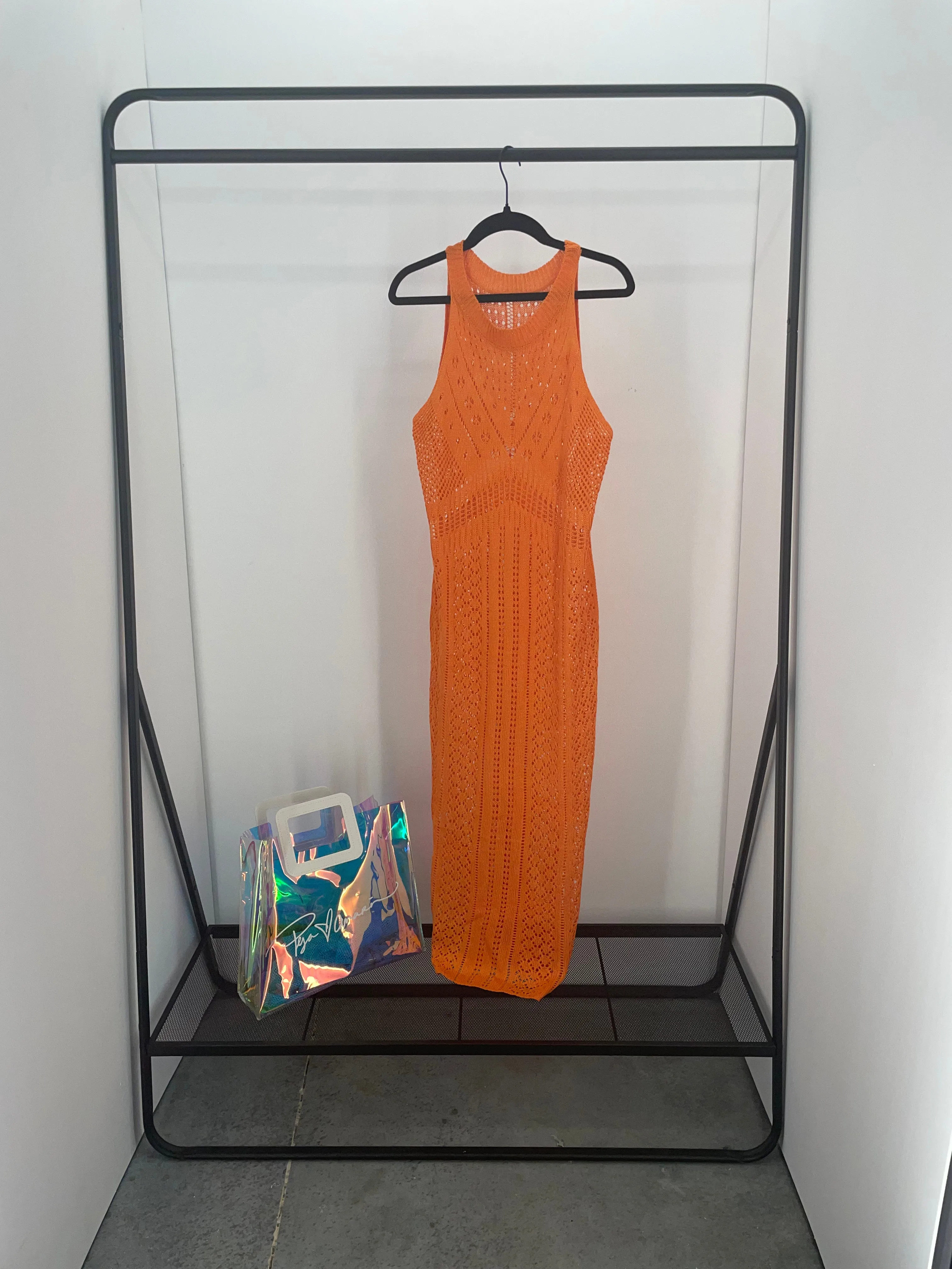 Peek A Boo Maxi Dress/Cover Up