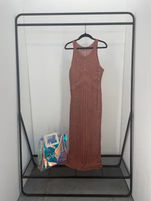 Peek A Boo Maxi Dress/Cover Up